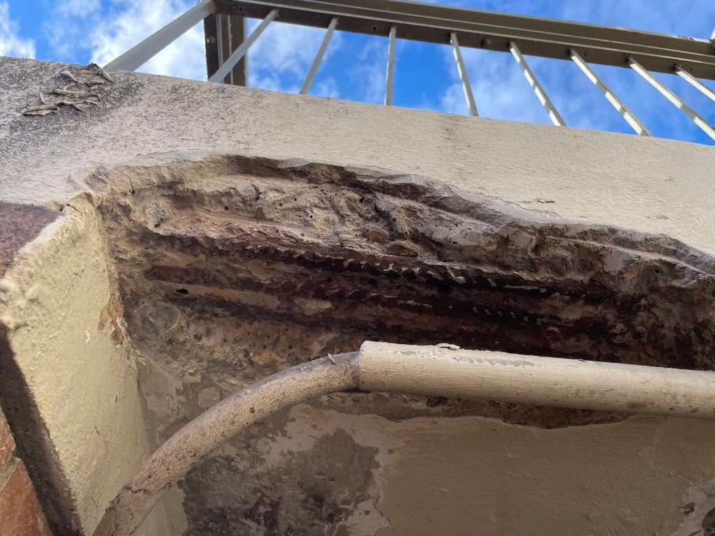 North Sydney Concrete - balcony soffit repair