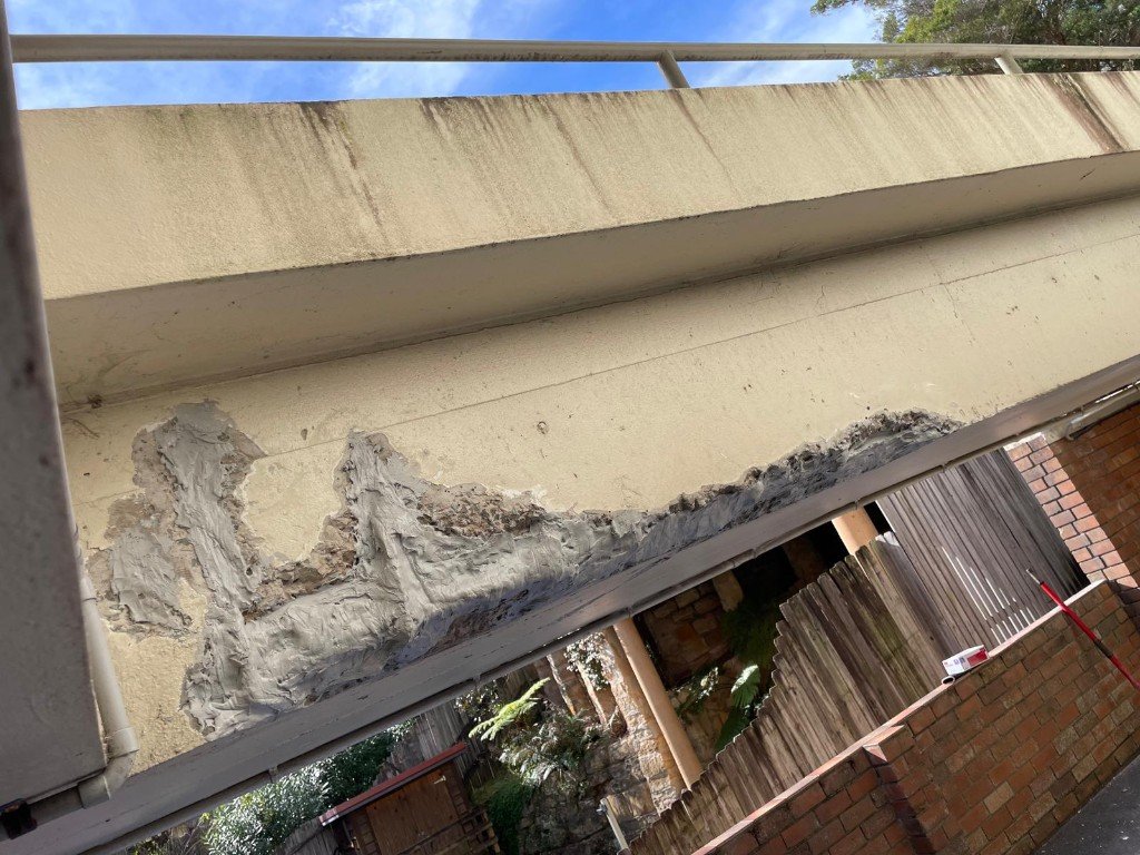 North Sydney Concrete - beam concrete patch