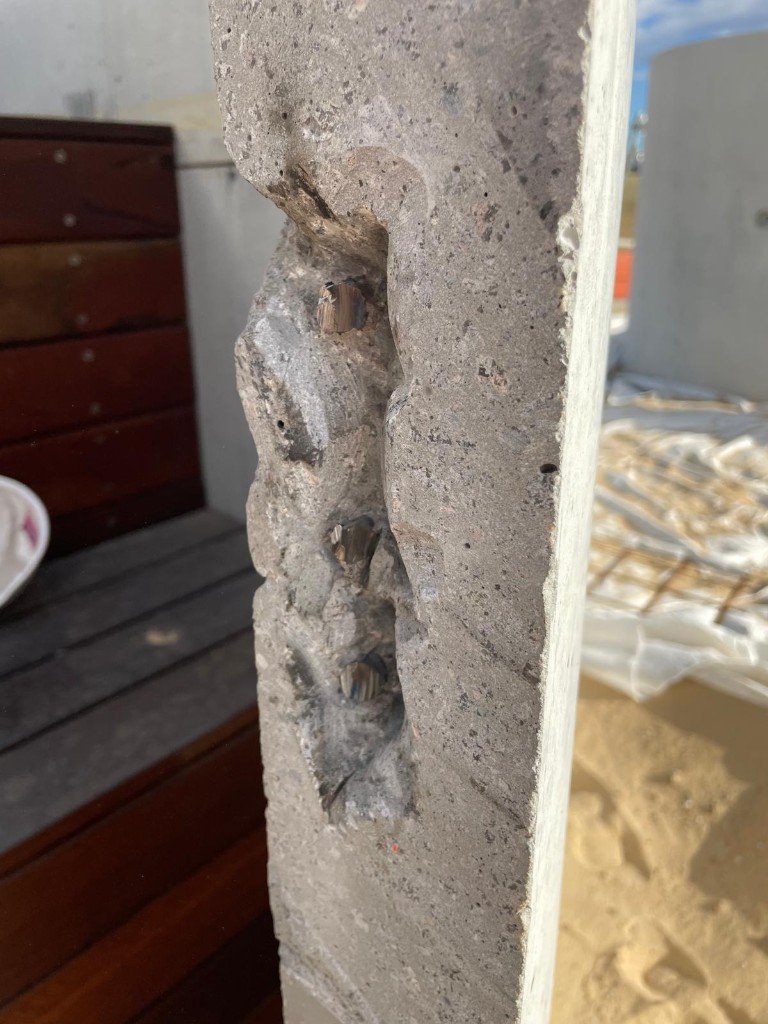 North Sydney Concrete - pillar concrete cancer